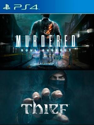 2 JUEGOS EN 1 MURDERED SOUL SUSPECT MAS THIEF PS4