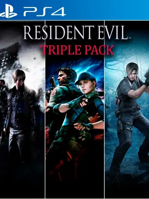 3 JUEGOS EN 1 RESIDENT EVIL TRIPLE PACK 4,5,6 PS4